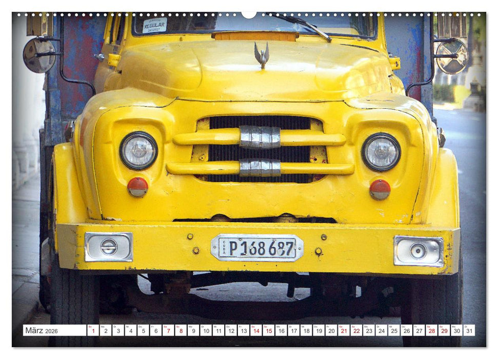 LKW Veteranen - Oldtimer der Marke Dodge in Kuba (CALVENDO Premium Wandkalender 2026)