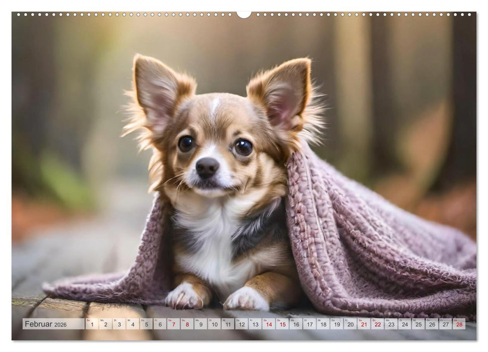 Chihuahuas - Kleine Hunde - große Temperamentbündel (CALVENDO Wandkalender 2026)