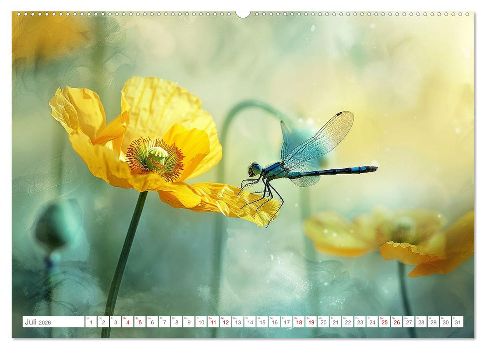 Bezaubernde Mohnblumen (CALVENDO Premium Wandkalender 2026)