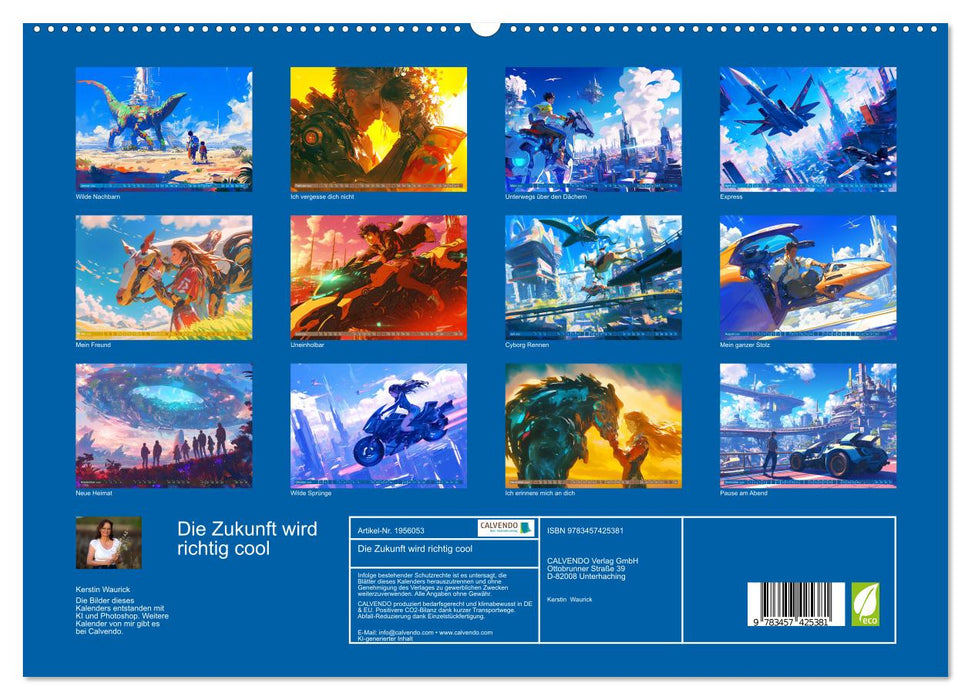 Die Zukunft wird richtig cool (CALVENDO Premium Wandkalender 2026)
