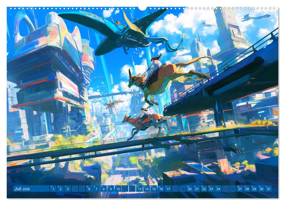 Die Zukunft wird richtig cool (CALVENDO Premium Wandkalender 2026)