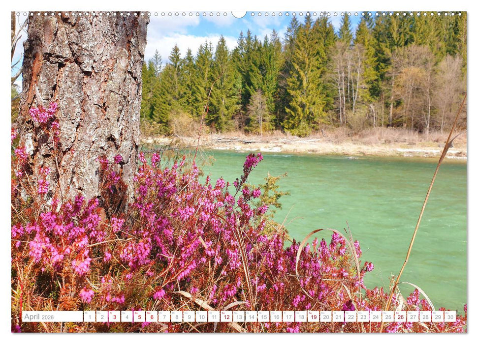 Meine Isar bei Geretsried (CALVENDO Premium Wandkalender 2026)