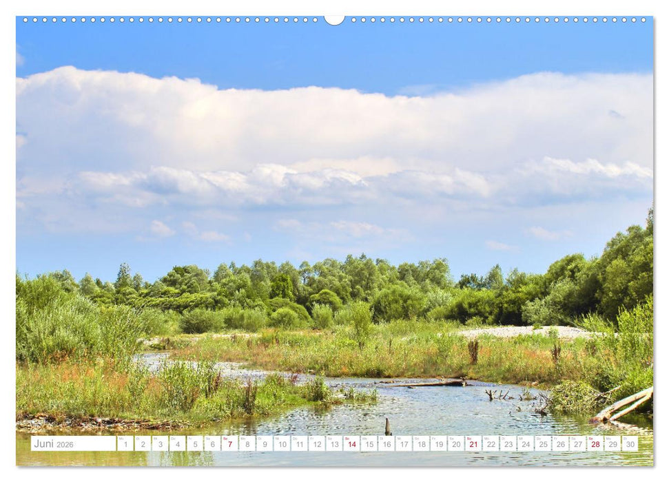 Meine Isar bei Geretsried (CALVENDO Premium Wandkalender 2026)