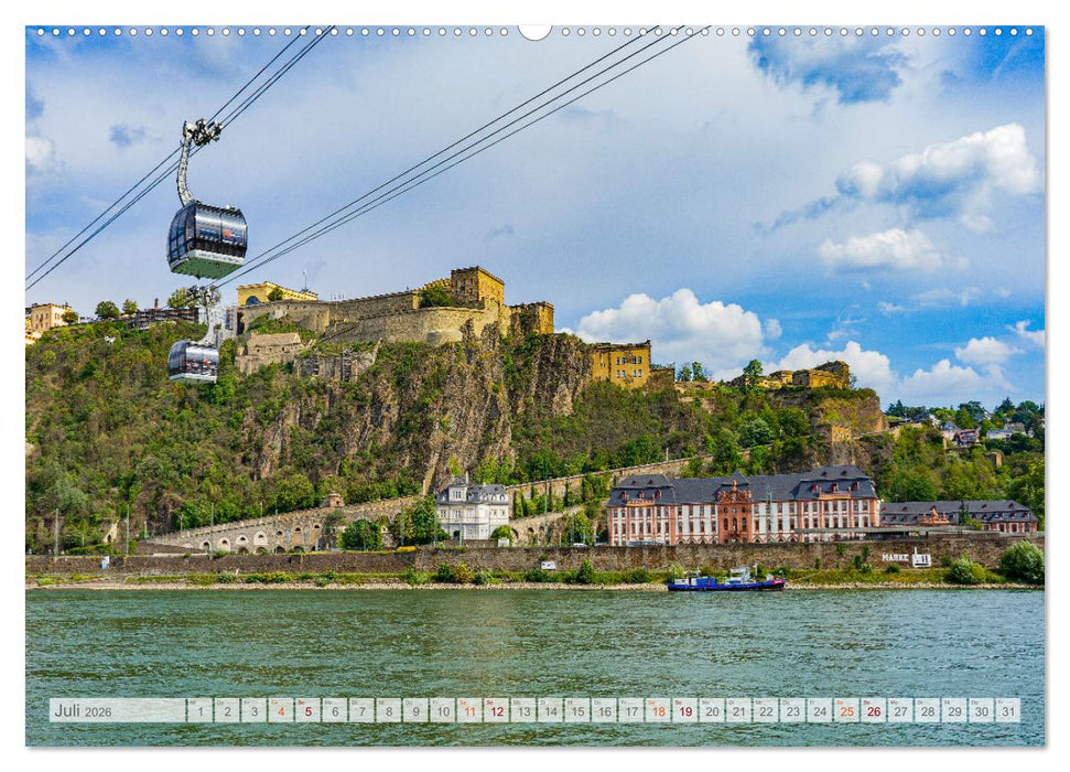 Die Mosel zwischen Koblenz und Trier (CALVENDO Premium Wandkalender 2026)