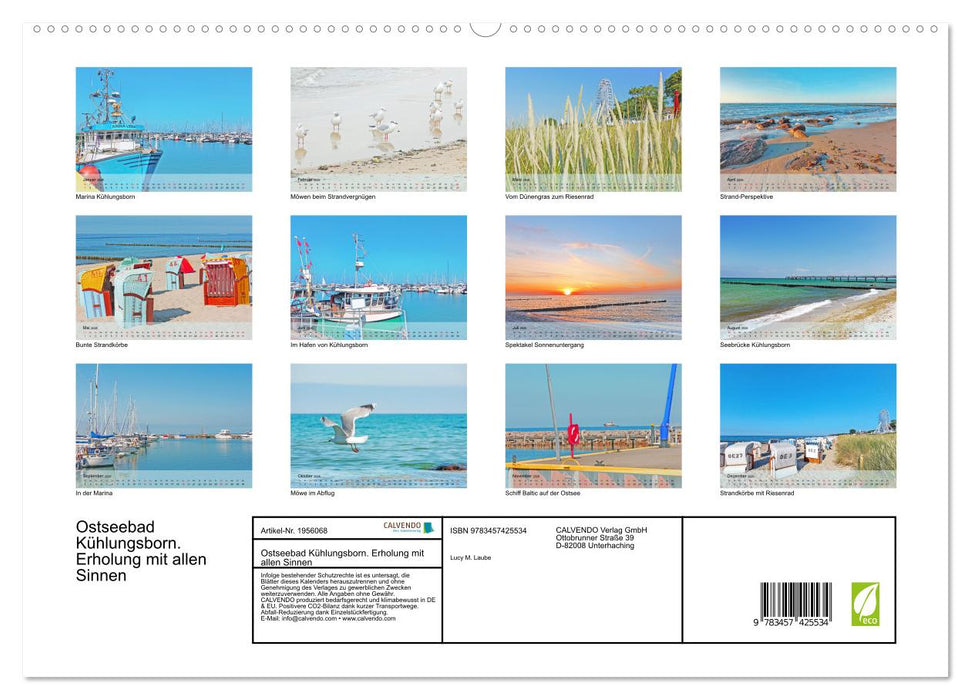 Ostseebad Kühlungsborn. Erholung mit allen Sinnen (CALVENDO Premium Wandkalender 2026)