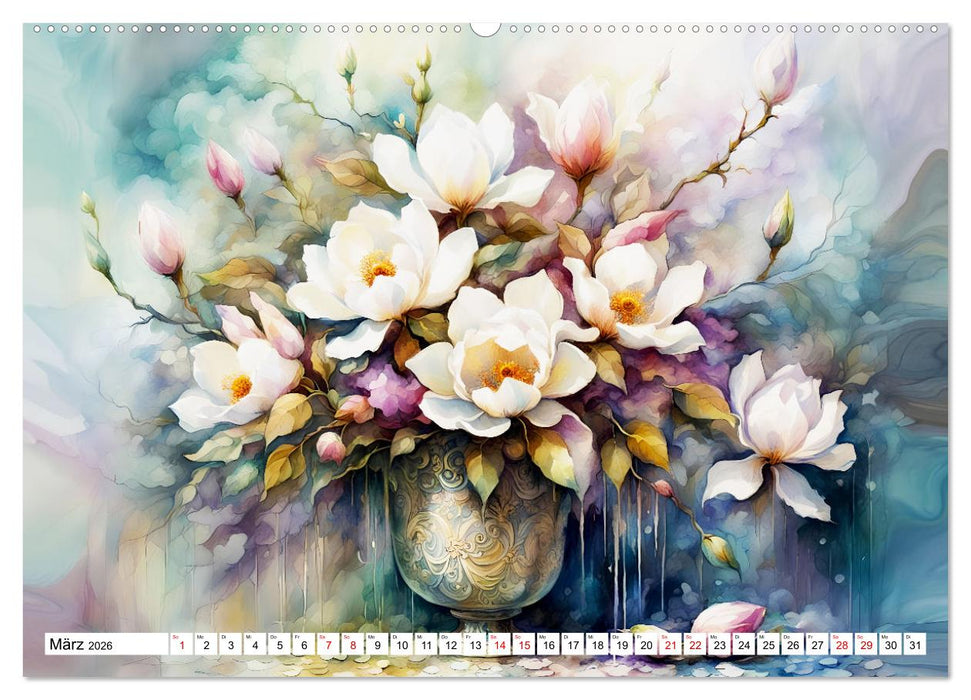 Blumenbuketts (CALVENDO Premium Wandkalender 2026)
