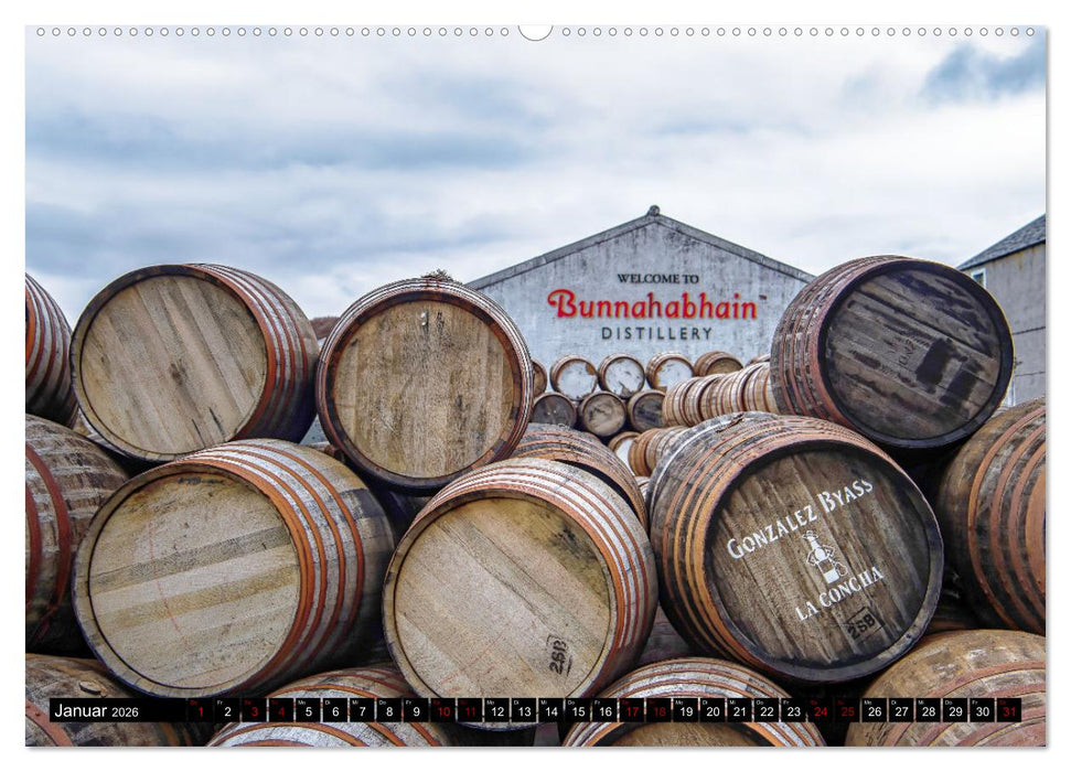 Islay - Heimat des Malt Whisky (CALVENDO Premium Wandkalender 2026)