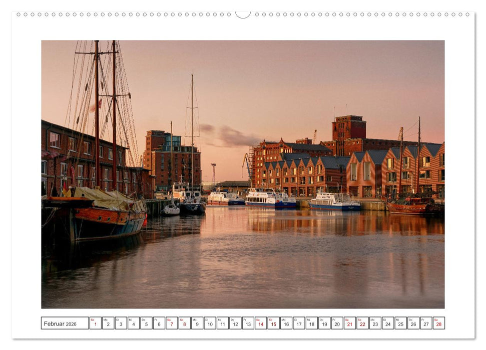 Unser schönes Wismar (CALVENDO Premium Wandkalender 2026)