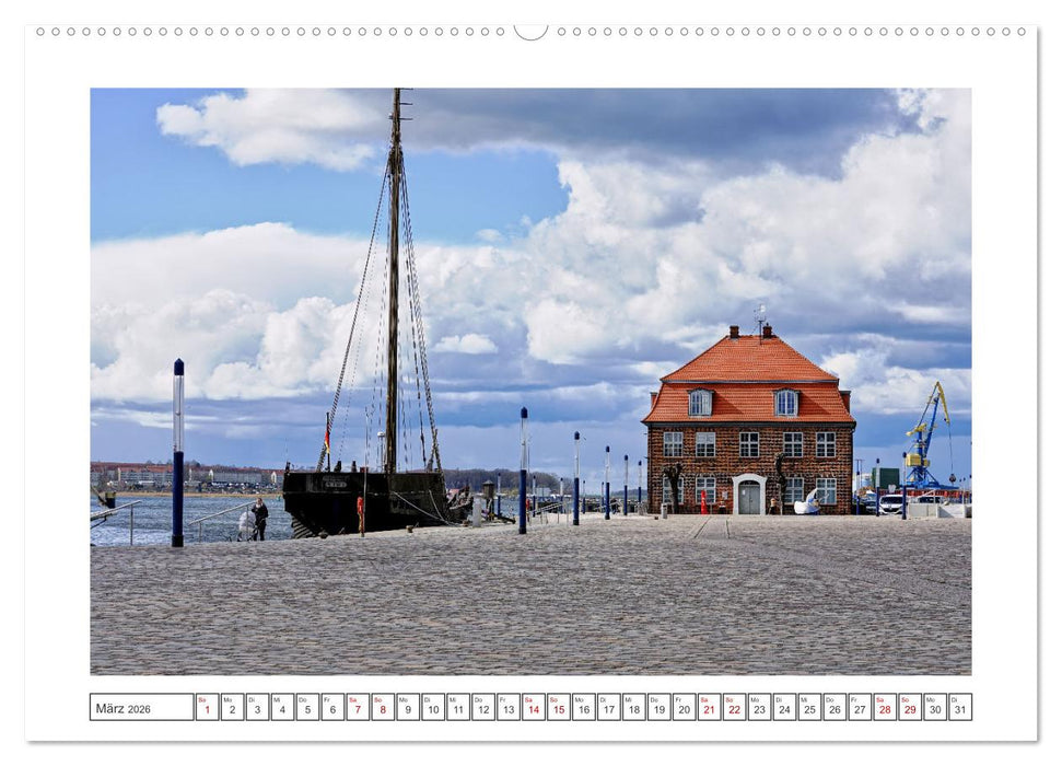 Unser schönes Wismar (CALVENDO Premium Wandkalender 2026)