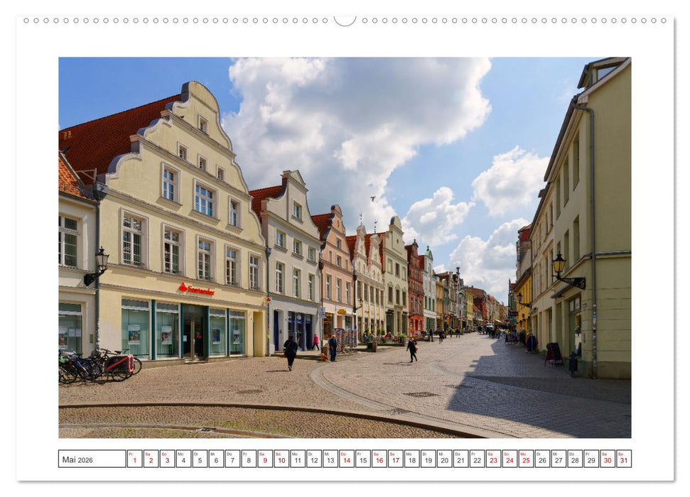 Unser schönes Wismar (CALVENDO Premium Wandkalender 2026)