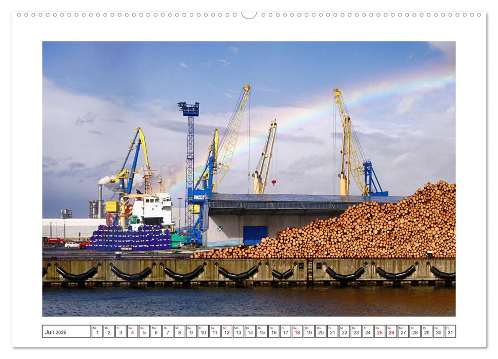 Unser schönes Wismar (CALVENDO Premium Wandkalender 2026)