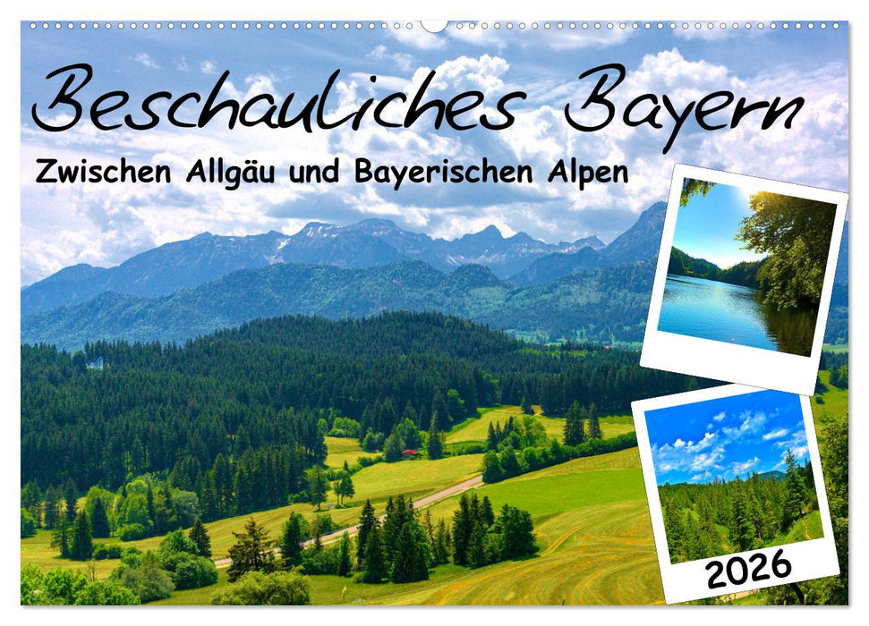 Beschauliches Bayern (CALVENDO Wandkalender 2026)