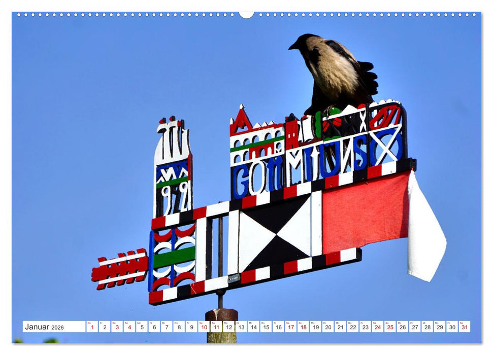 Heile Welt pur - Naturparadies Kurisches Haff (CALVENDO Premium Wandkalender 2026)