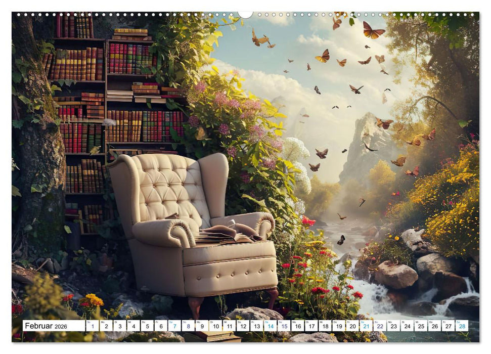 Sesselgeschichten (CALVENDO Premium Wandkalender 2026)