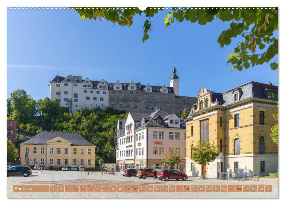 Greiz - Perle an der weißen Elster in Thüringen (CALVENDO Premium Wandkalender 2026)