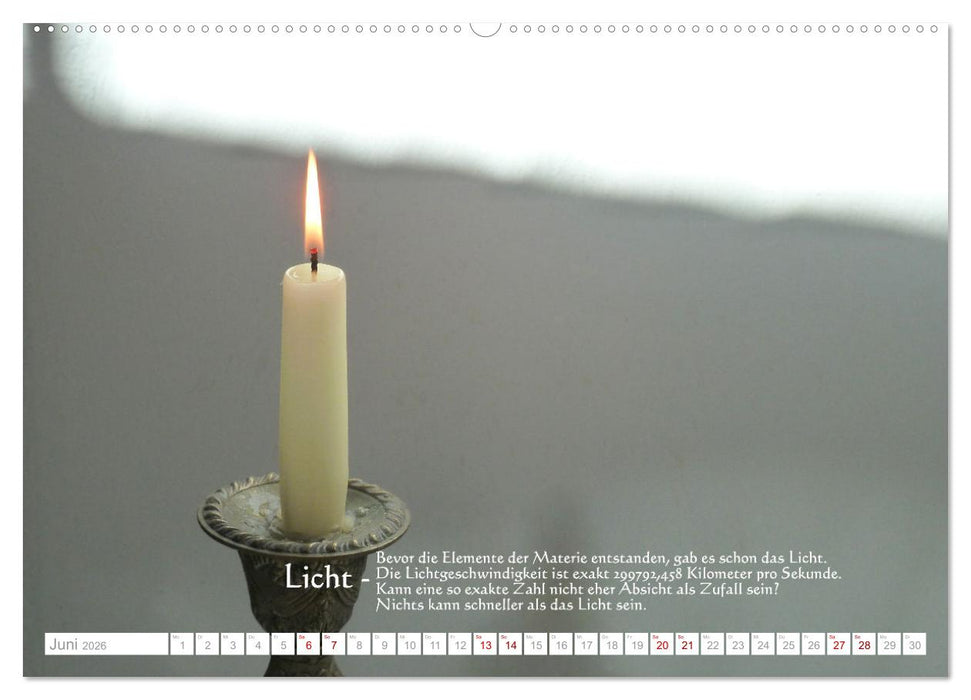 Vermeintliche Gottesbeweise - Nachdenk-Kalender (CALVENDO Premium Wandkalender 2026)