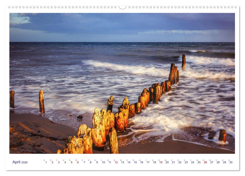 Farbzauber der Ostsee (CALVENDO Premium Wandkalender 2026)