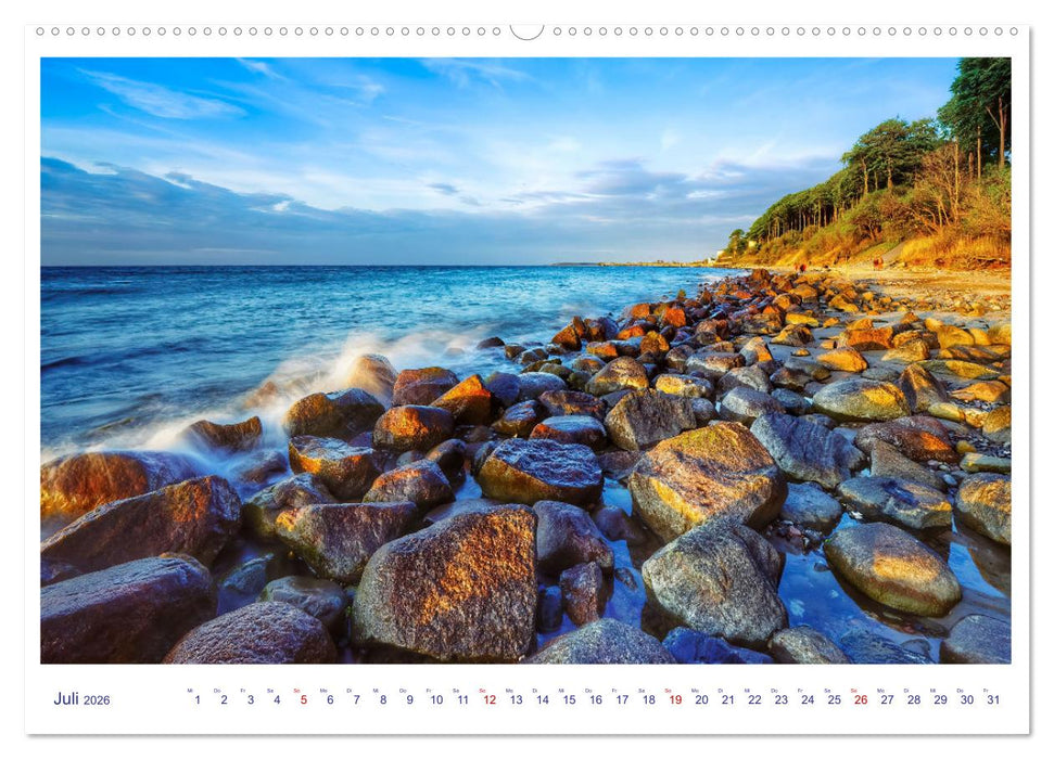 Farbzauber der Ostsee (CALVENDO Premium Wandkalender 2026)