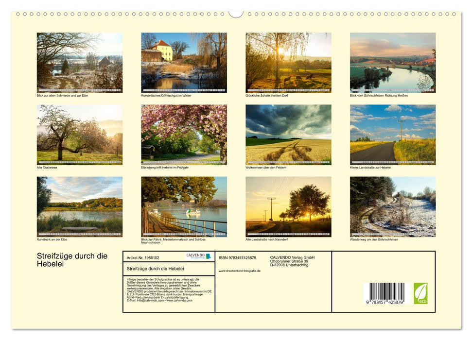 Streifzüge durch die Hebelei (CALVENDO Premium Wandkalender 2026)