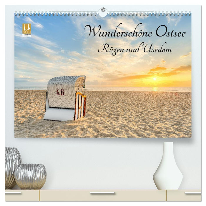 Wunderschöne Ostsee Rügen und Usedom (CALVENDO Premium Wandkalender 2026)