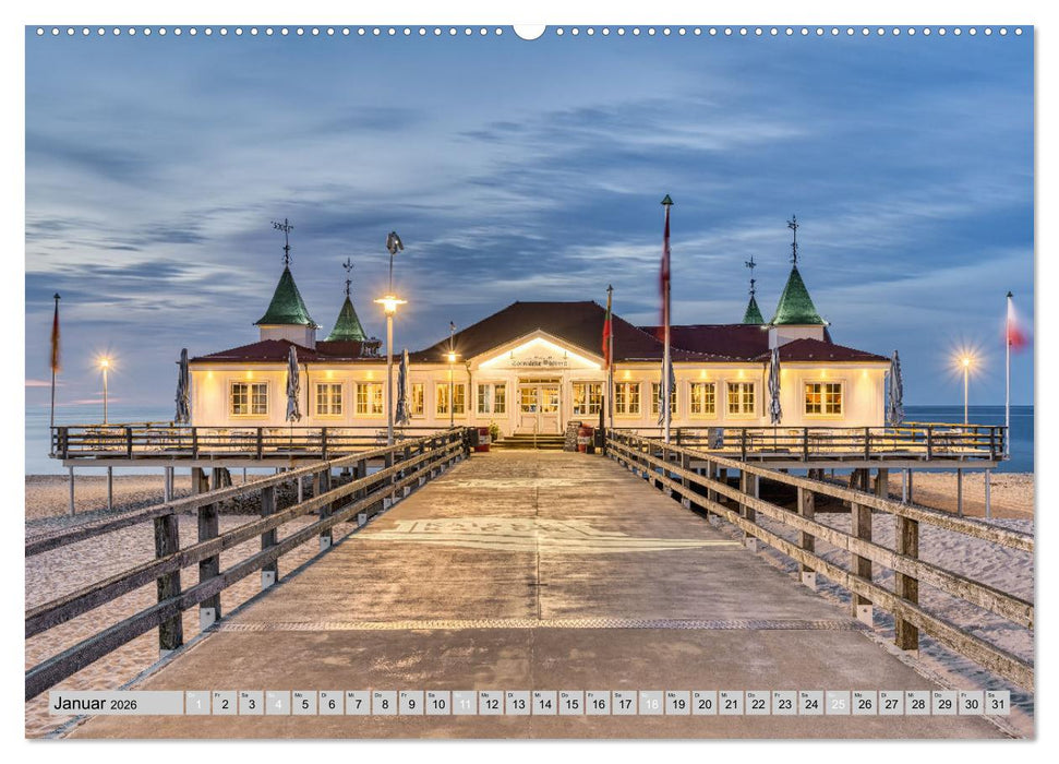 Wunderschöne Ostsee Rügen und Usedom (CALVENDO Premium Wandkalender 2026)