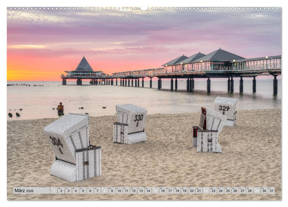 Wunderschöne Ostsee Rügen und Usedom (CALVENDO Premium Wandkalender 2026)