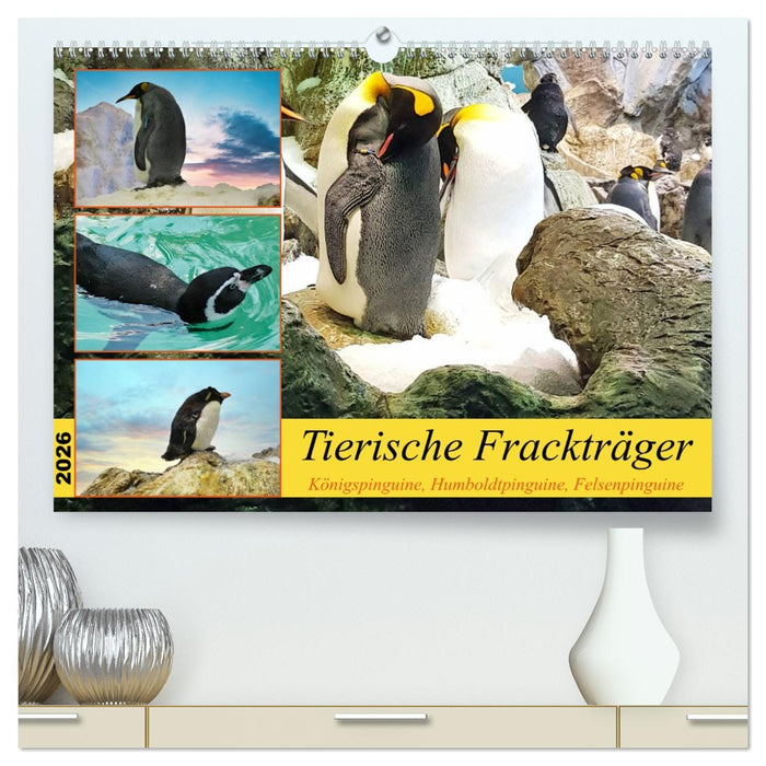 Tierische Frackträger (CALVENDO Premium Wandkalender 2026)
