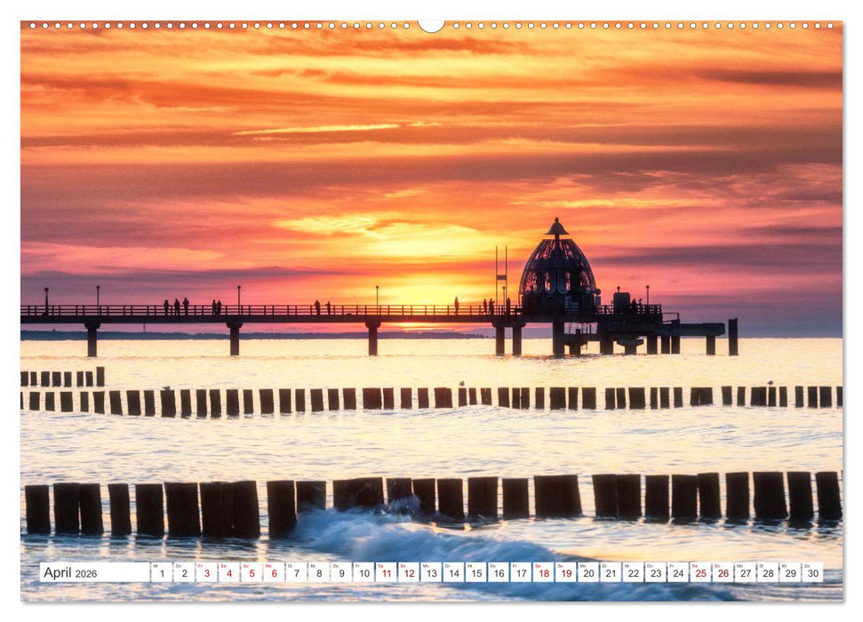 Fischland Darß, Land zwischen Ostsee und Bodden (CALVENDO Premium Wandkalender 2026)