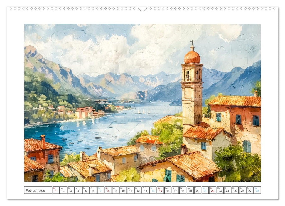 Mediterrane Landschaften (CALVENDO Wandkalender 2026)