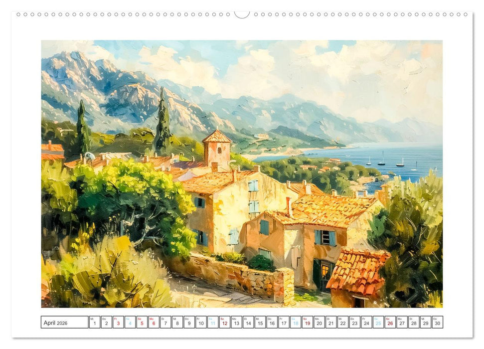 Mediterrane Landschaften (CALVENDO Wandkalender 2026)