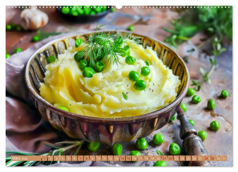 Alles Kartoffel oder was?! - Gerichte aus der Kartoffelwelt (CALVENDO Wandkalender 2026)