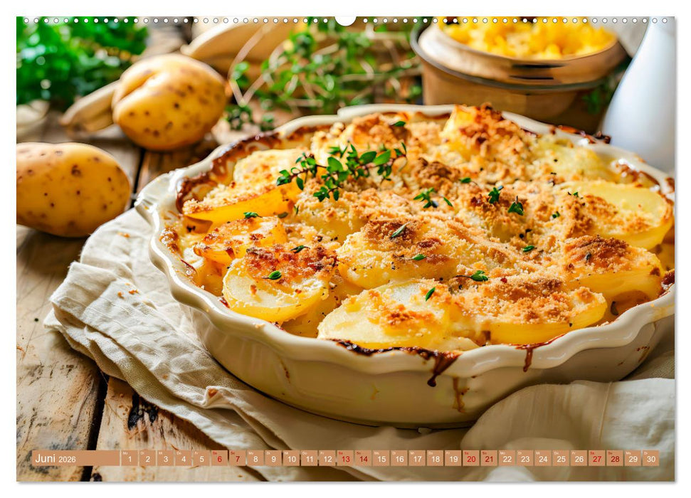 Alles Kartoffel oder was?! - Gerichte aus der Kartoffelwelt (CALVENDO Wandkalender 2026)