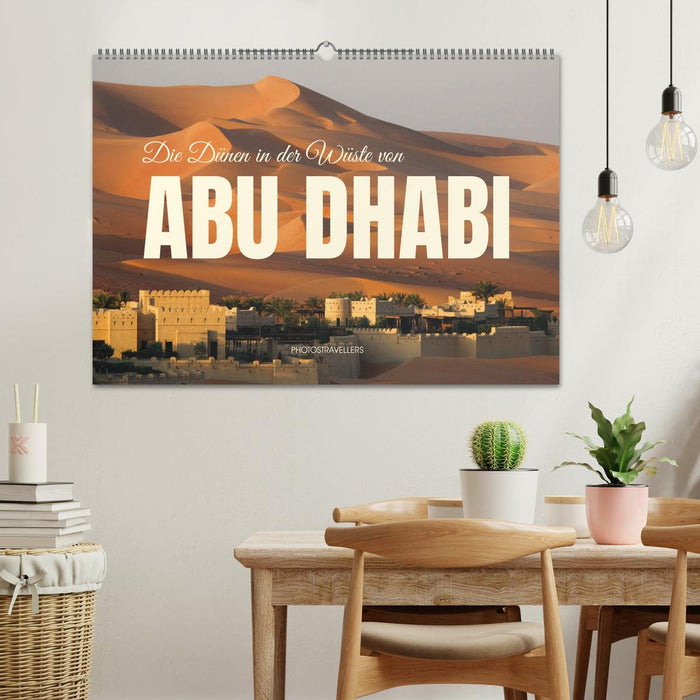 Die Dünen in der Wüste von Abu Dhabi (CALVENDO Wandkalender 2026)
