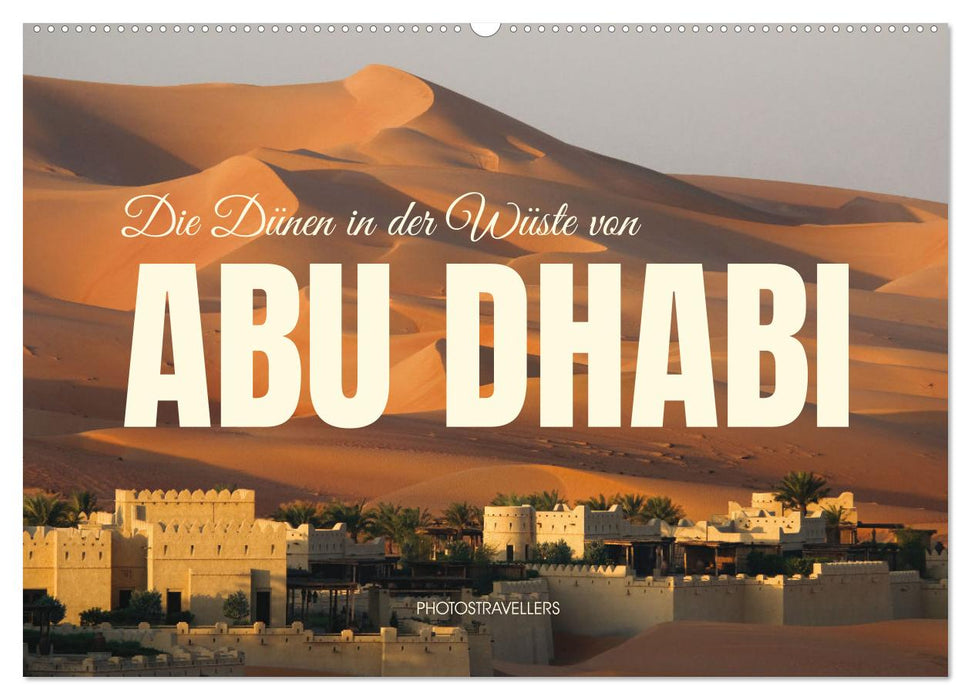 Die Dünen in der Wüste von Abu Dhabi (CALVENDO Wandkalender 2026)