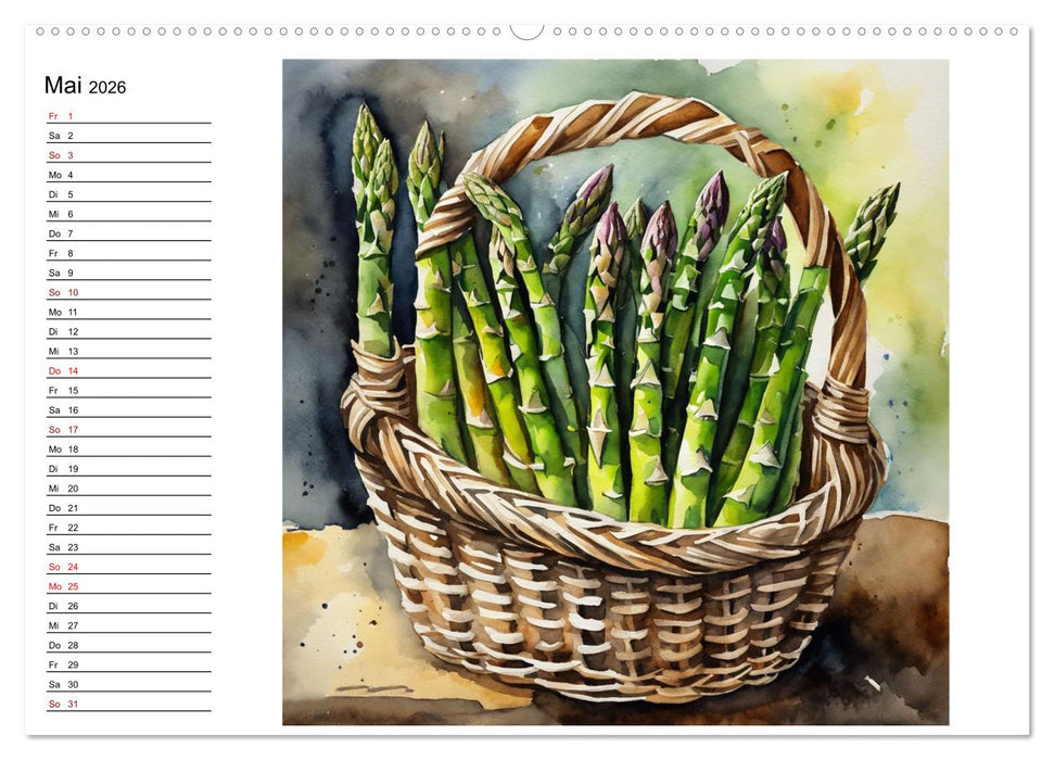 Frische Ernte (CALVENDO Wandkalender 2026)