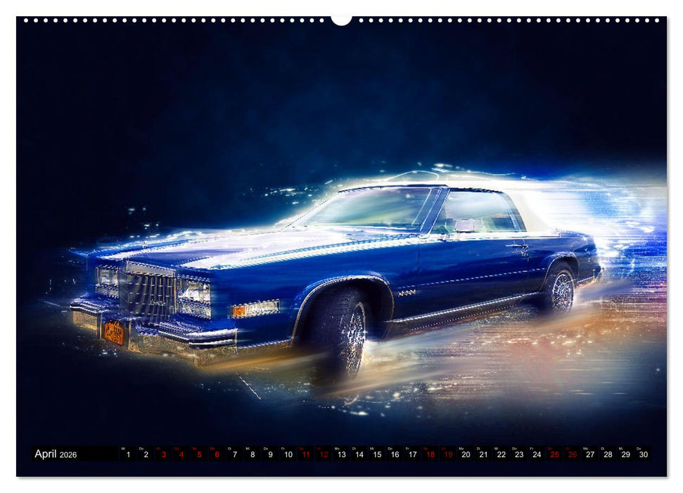 US Muscle Cars Legendäre Amerikanische Traumwagen (CALVENDO Premium Wandkalender 2026)