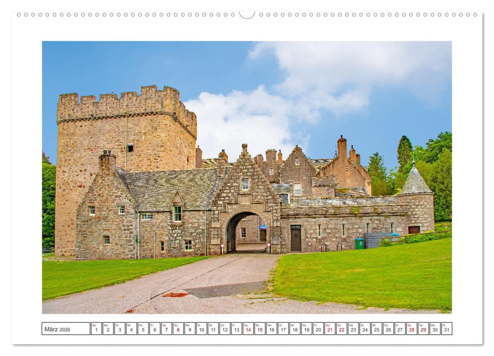 Schottland - Castles und Whisky (CALVENDO Premium Wandkalender 2026)
