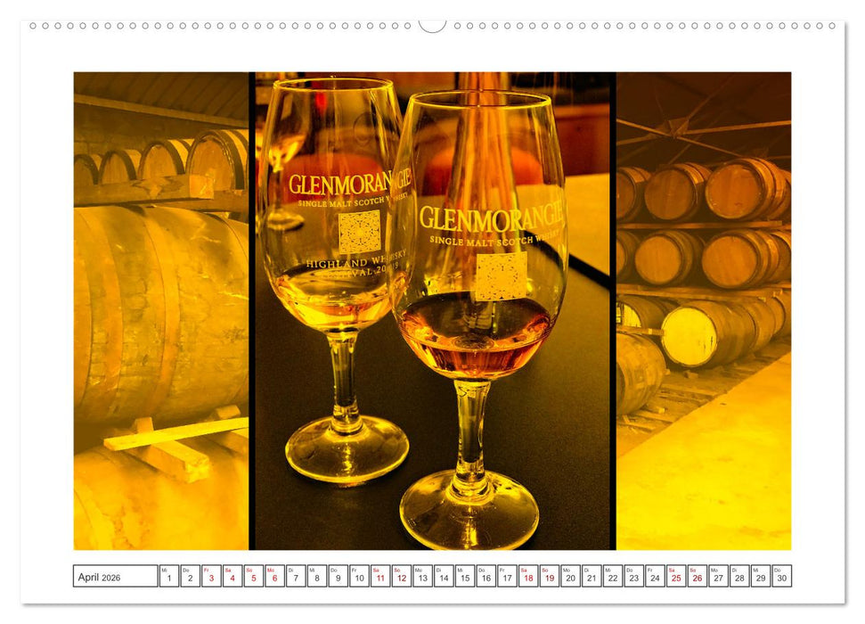Schottland - Castles und Whisky (CALVENDO Premium Wandkalender 2026)