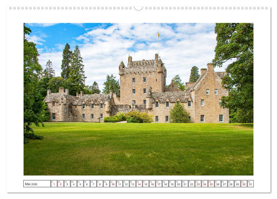 Schottland - Castles und Whisky (CALVENDO Premium Wandkalender 2026)