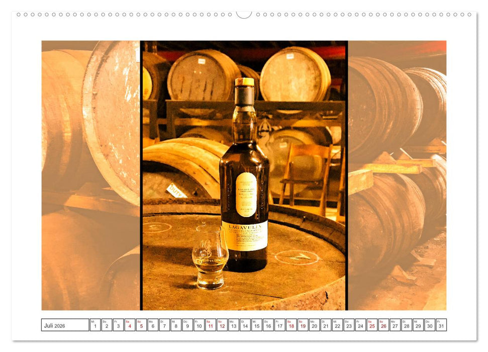 Schottland - Castles und Whisky (CALVENDO Premium Wandkalender 2026)