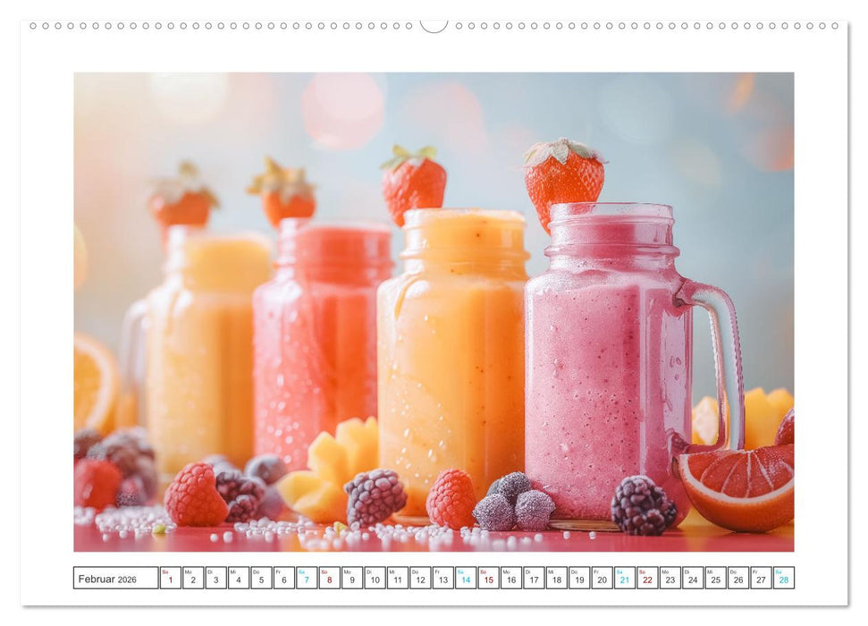 Leckere Smoothies (CALVENDO Wandkalender 2026)