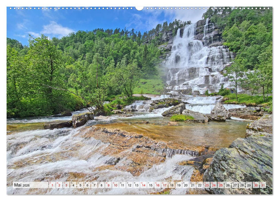 Norwegen erkunden mit dem Wohnmobil (CALVENDO Premium Wandkalender 2026)
