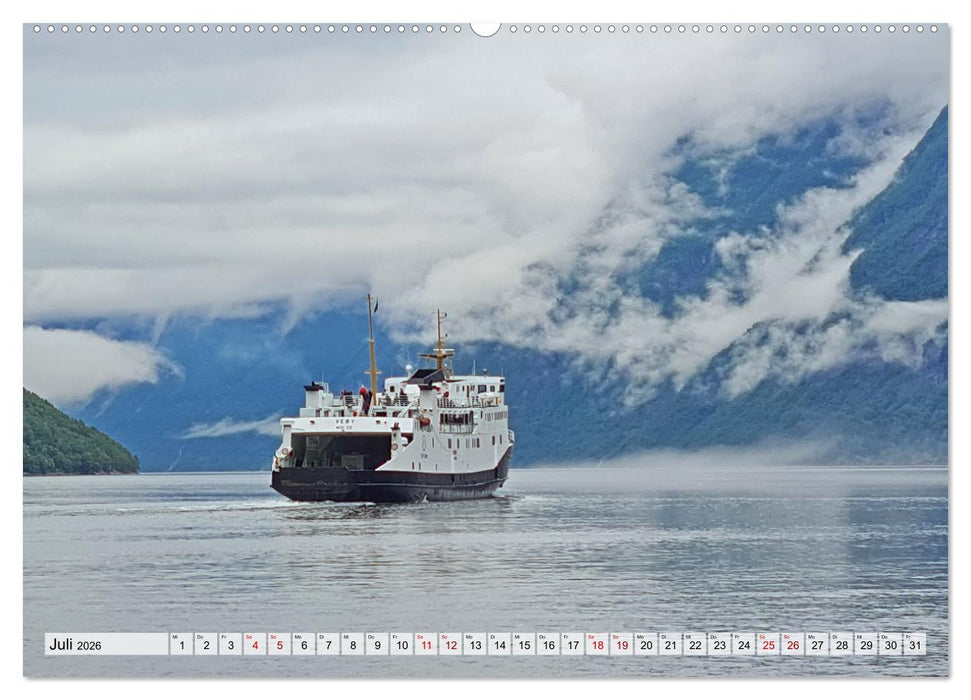 Norwegen erkunden mit dem Wohnmobil (CALVENDO Premium Wandkalender 2026)