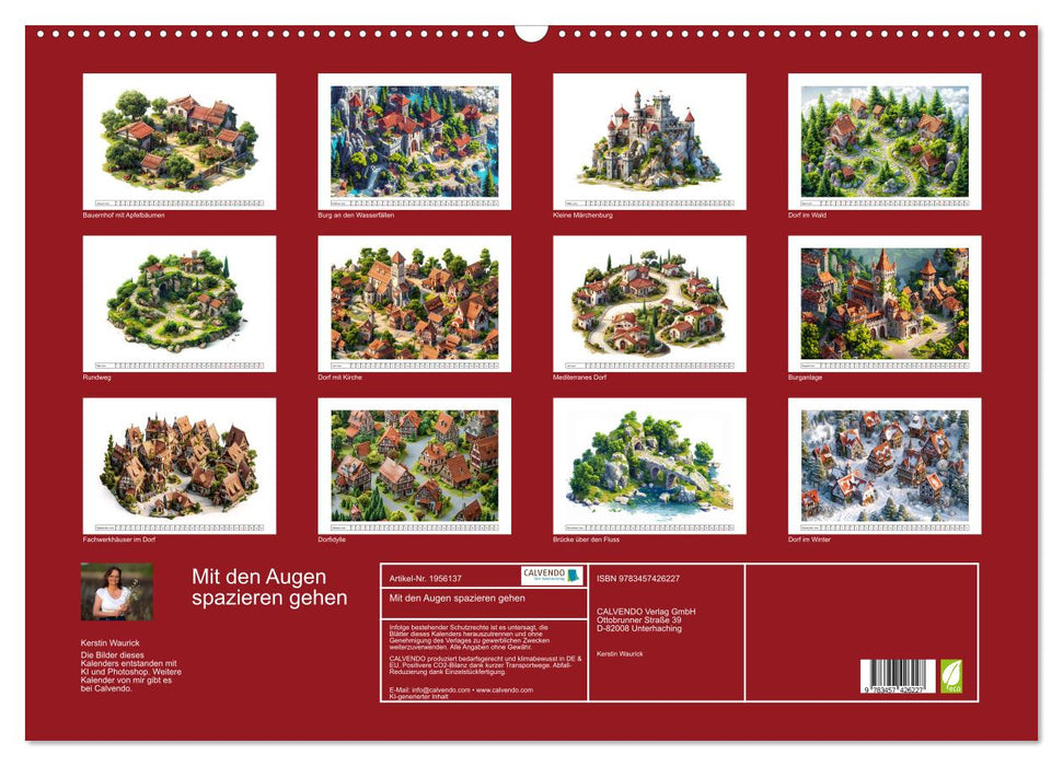 Mit den Augen spazieren gehen (CALVENDO Wandkalender 2026)