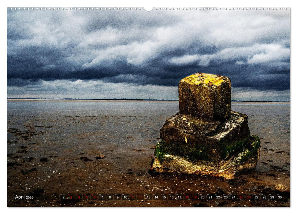 Bis zum Horizont. Der Himmel über Norddeutschland. (CALVENDO Premium Wandkalender 2026)