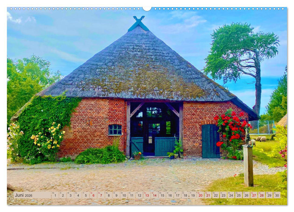 Fischland zwischen Ostsee und Bodden (CALVENDO Premium Wandkalender 2026)