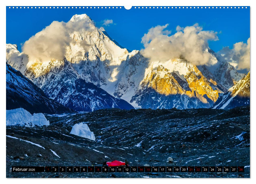 Berge des Karakorum (CALVENDO Premium Wandkalender 2026)
