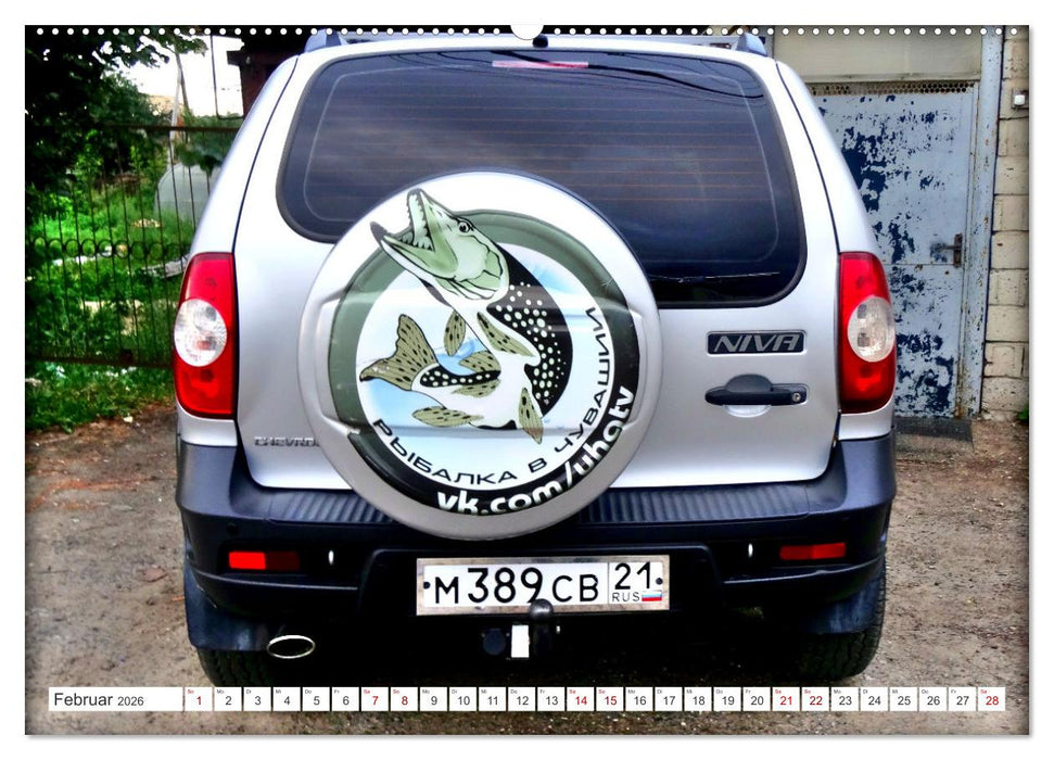 LADA NIVA - 4x4 aus der UdSSR (CALVENDO Premium Wandkalender 2026)