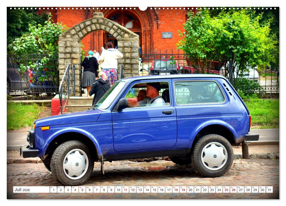 LADA NIVA - 4x4 aus der UdSSR (CALVENDO Premium Wandkalender 2026)