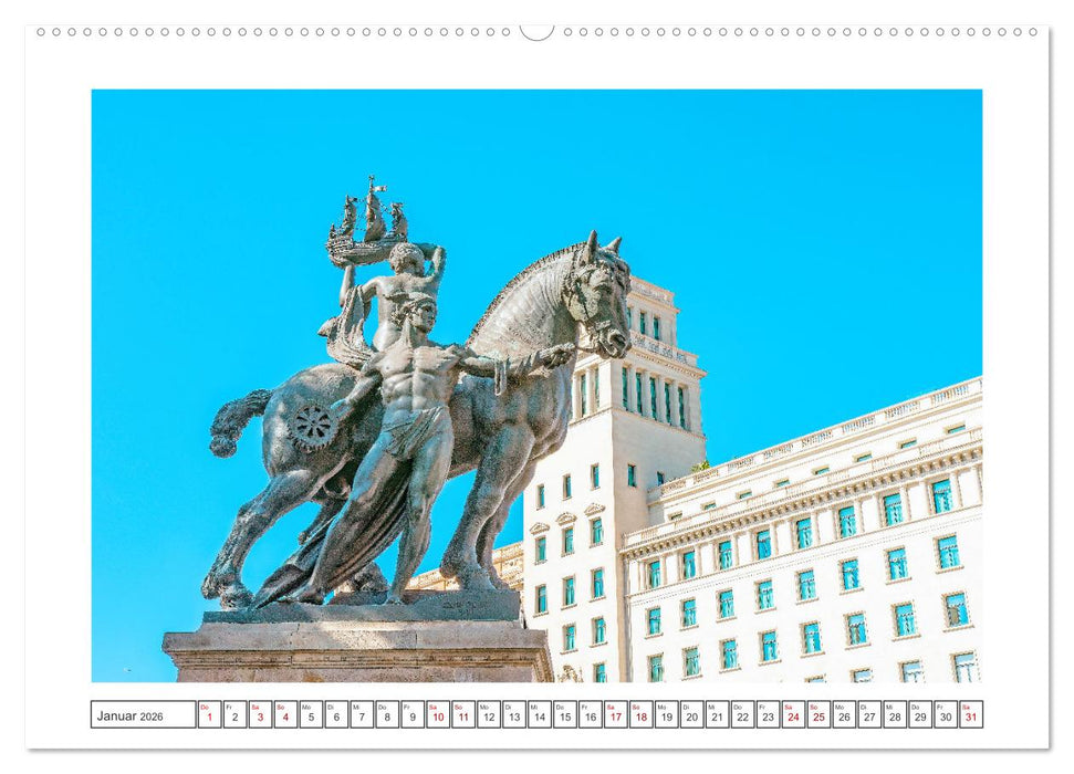 Barcelona - ein Traumreiseziel (CALVENDO Premium Wandkalender 2026)